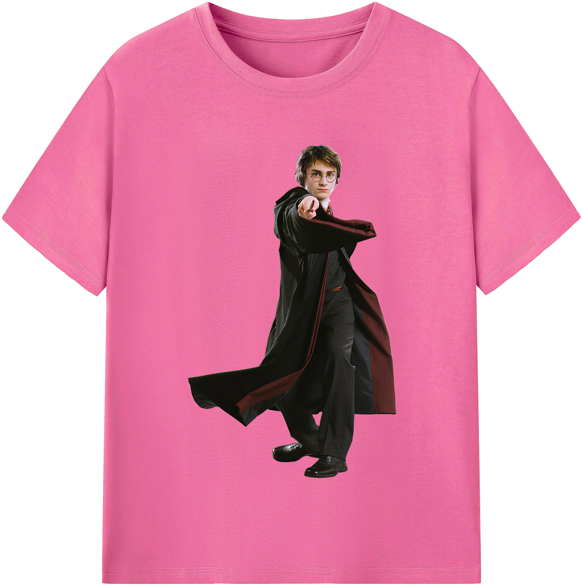 （画像用） Harry Potter ハリー・ポッターシリーズ レディースカジュアルプリントTシャツ（綿100％）